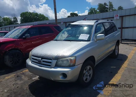 2007 Toyota Highlander V6 из США, поврежденный, VIN JTEDP21A370134927